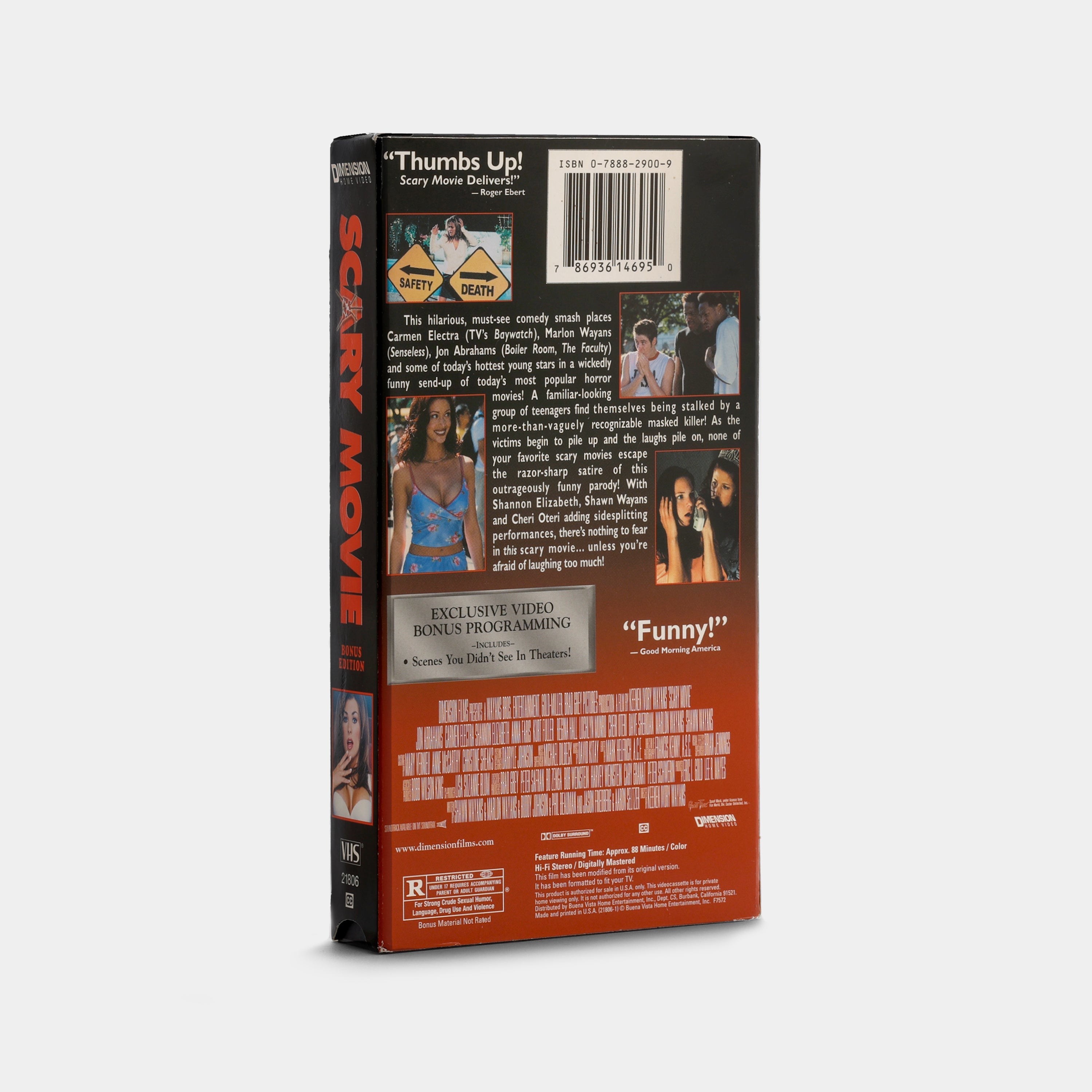 Scary Movie VHS Tape