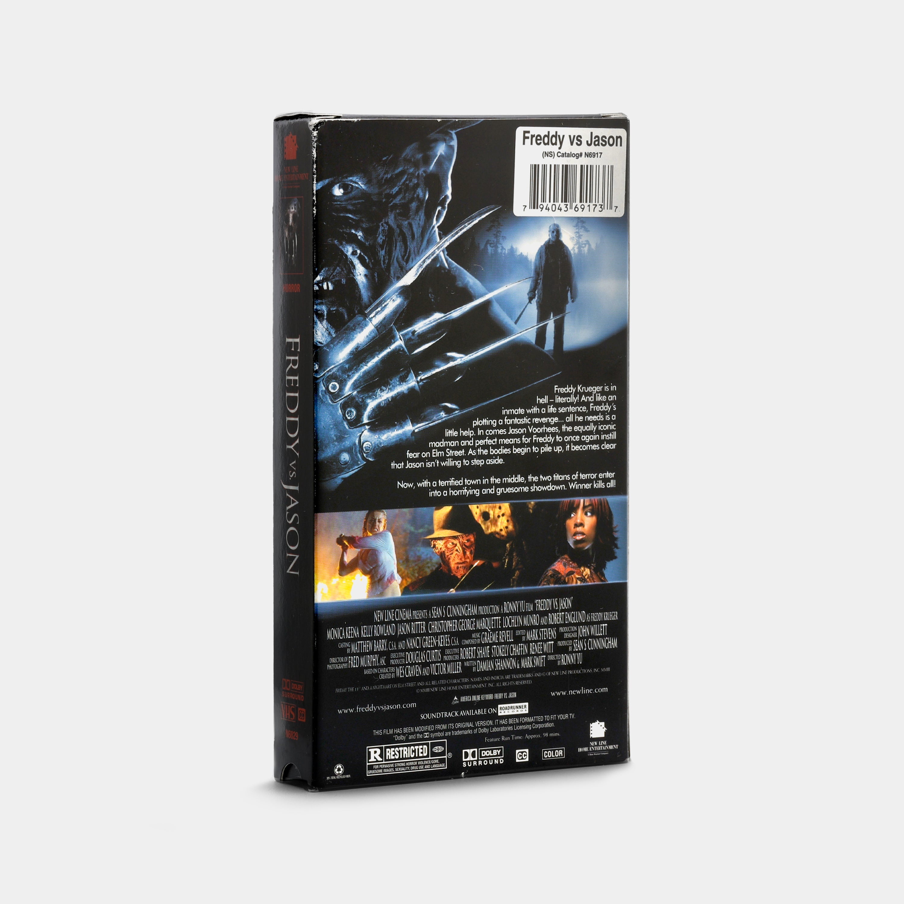 Freddy vs. Jason VHS Tape